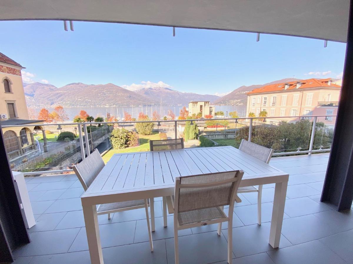 Appartamento Palazzo Di Vetro Luino Eksteriør billede